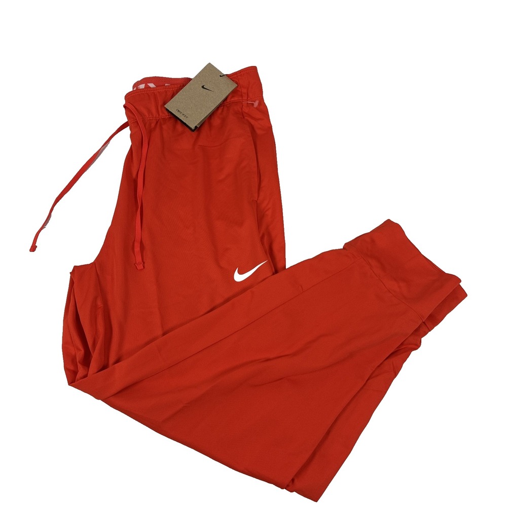 Nike Dri-FIT Jogger Training Pants Women's Sz M Orange DV6735-821 Track Warm up
